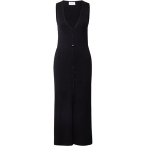 ABOUT YOU x Toni Garrn Gebreide jurk 'Hanna'  zwart