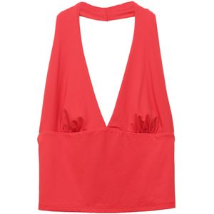 Pull&Bear Top  bloedrood