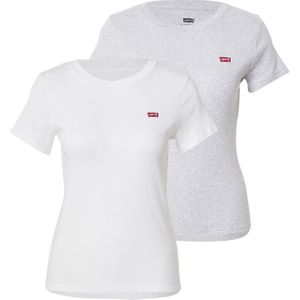 LEVI'S ® Shirt 'Essential'  grijs / rood / wit