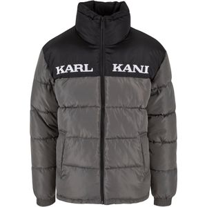 Karl Kani Winterjas 'Essential'  donkergrijs / zwart / wit
