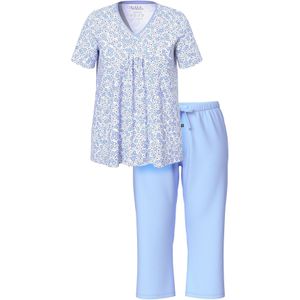 Ulla Popken Pyjama  lichtblauw / wit