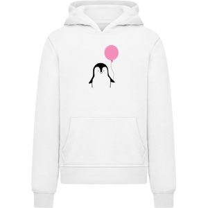 Merchcode Sweatshirt 'Penguin'  pink / zwart / wit