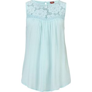 Blouse - Effen - Crêpe - Mouwloos - Normale Pasvorm