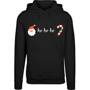 F4NT4STIC Sweatshirt 'Weihnachten Ho Ho Ho'  vuurrood / zwart / wit