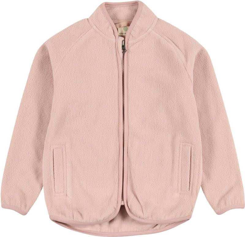 EN FANT - Fleece Jas - Rosa - Lange Mouw - Normale Pasvorm