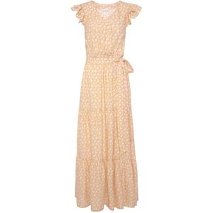 LASCANA Jurk  nude / geel / wit