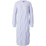 Pieces - JENNA - Gebreide Jurk - Mêlee - Relaxed Fit - Midi Lengte