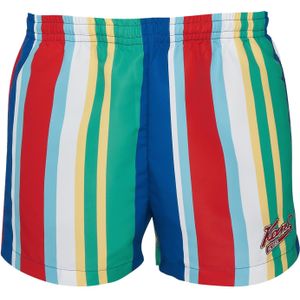 Karl Kani Broek  blauw / jade groen / rood / wit