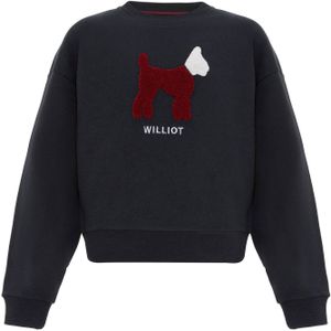 Williot Sweatshirt  navy / bourgogne / wit