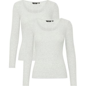 Oxmo Sweatshirt ' Iskat '  lichtgrijs