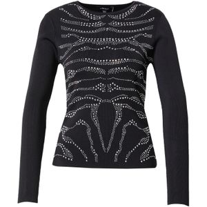 Karen Millen Shirt  zwart / zilver