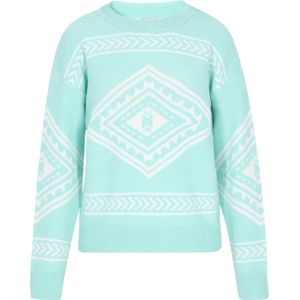 IZIA Trui  aqua / wit