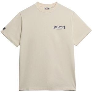 Superdry - Essentials - T-shirt - Crème / Marine