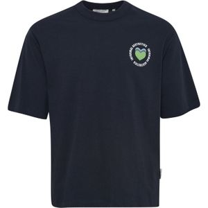 Casual Friday Shirt ' Tue '  donkerblauw / groen / wit