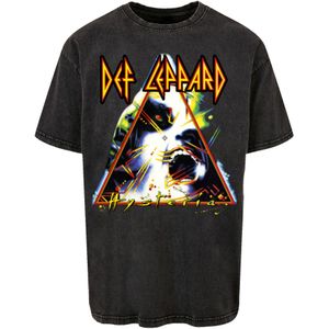 F4NT4STIC Shirt 'Def Leppard Hysteria'  groen / rood / zwart / wit
