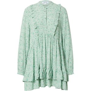 EDITED Blousejurk 'Bijou'  blauw / pastelgroen / wit