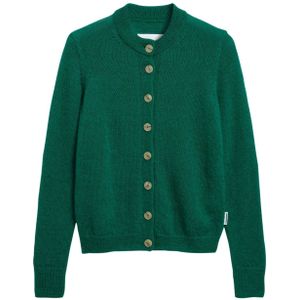 ARMEDANGELS Gebreid vest  donkergroen