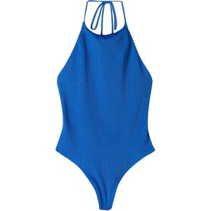 Bershka Shirt body  royal blue/koningsblauw