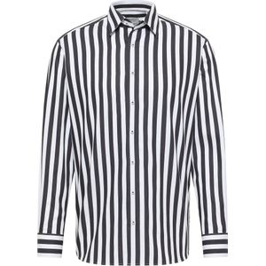 ETERNA Zakelijk overhemd ' MODERN FIT '  zwart / wit