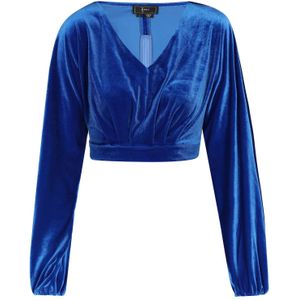 faina Blouse  royal blue/koningsblauw