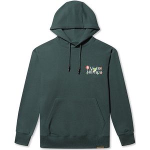 Pas De Monaco Sweatshirt 'FLORALE'  lichtgroen / donkergroen / oranje / eierschaal