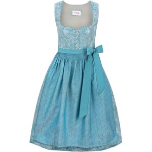 STOCKERPOINT Dirndl 'Rajana'  blauw / turquoise / lichtblauw