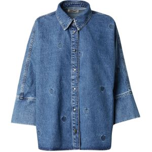 Onlgrace - Denim Overhemd - Blauw - 3/4 Mouwen - Oversized Fit