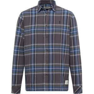 !Solid Overhemd 'Danar'  lichtblauw / donkergrijs / zwart / wit