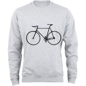 Cotton Prime Sweatshirt 'Bike-Fahrrad'  brokaat / lichtgrijs / zwart