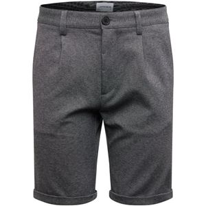 Lindbergh Bandplooibroek  grijs gemêleerd