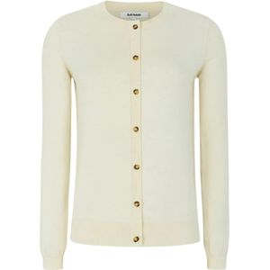 Soft Rebels Gebreid vest 'Marla'  lichtbeige