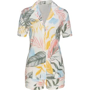 Gedessineerd - Pyjama - Korte Mouwen - V-hals - Comfortabele Pasvorm