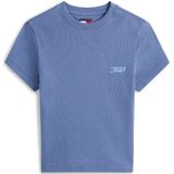 Tommy Jeans - Shirt - Opaal - Kwartmouw - Slanke Pasvorm