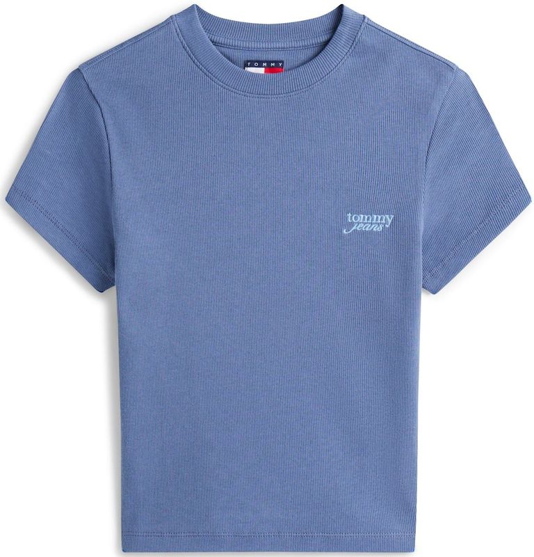 Tommy Jeans - Shirt - Opaal - Kwartmouw - Slanke Pasvorm