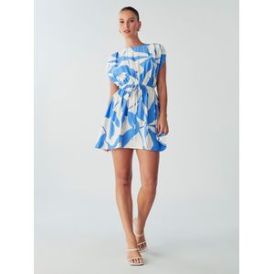 Willa Jurk 'Char'  blauw / wit