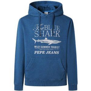 Pepe Jeans - PM5800039 - Sweater - Blauw - Casual - 100% Duurzaam Katoen