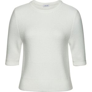 Lascana - - Gebreide Trui - Crème - Zachte Gebreide Trui, Figuurvolgende Snit