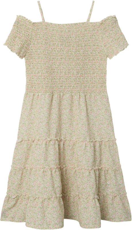 Jurk - Korte Mouwen - Vierkante Hals - Korte Jurk