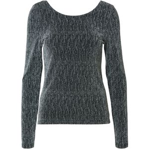 SELECTED Shirt 'Anita'  zwart / zilver