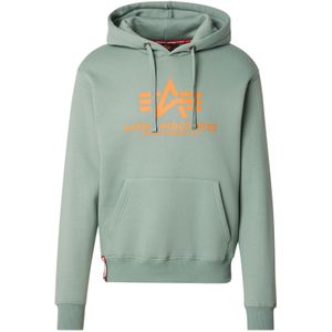 ALPHA INDUSTRIES Sweatshirt  mintgroen / oranje