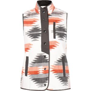 usha BLUE LABEL Bodywarmer  grafiet / aardetinten / kreeft / wit