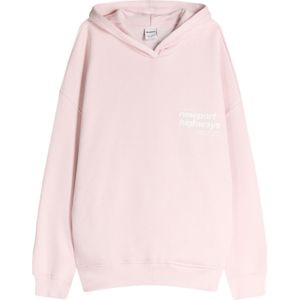 Bershka Sweatshirt  rosa / wit