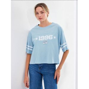 Bigdart Shirt  blauw / wit