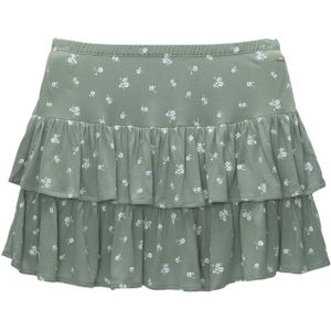 Pull&Bear Rok  lichtblauw / pastelgroen / wit