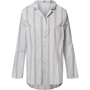Hanro Nachthemd ' Sleep & Lounge '  crème / lila / offwhite