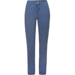 Vivance - Pyjamabroek - Blauw/roze gestreept - Met een mooi motief