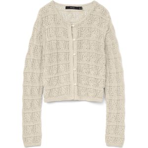 VERO MODA Gebreid vest 'VMAMAZING'  sand