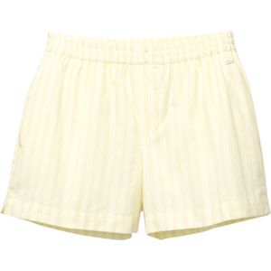 Pull&Bear Broek 'PACIFIC'  pasteelgeel / donkergeel / wit