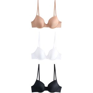 Next BH  beige / zwart / wit