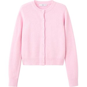 MANGO Gebreid vest 'SEEDSUN'  rosa